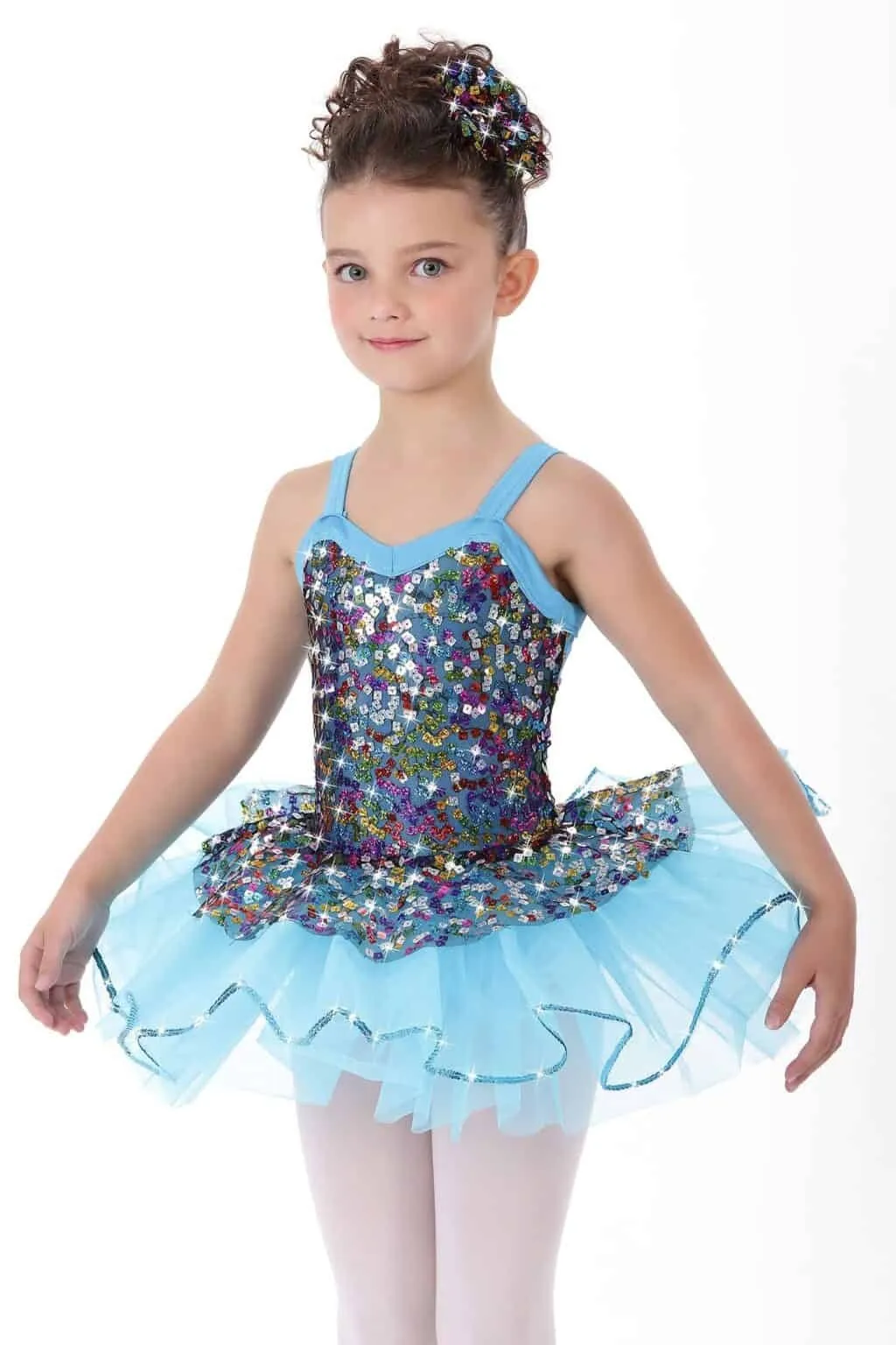 T90 - Blue Sequin Bodice Tutu