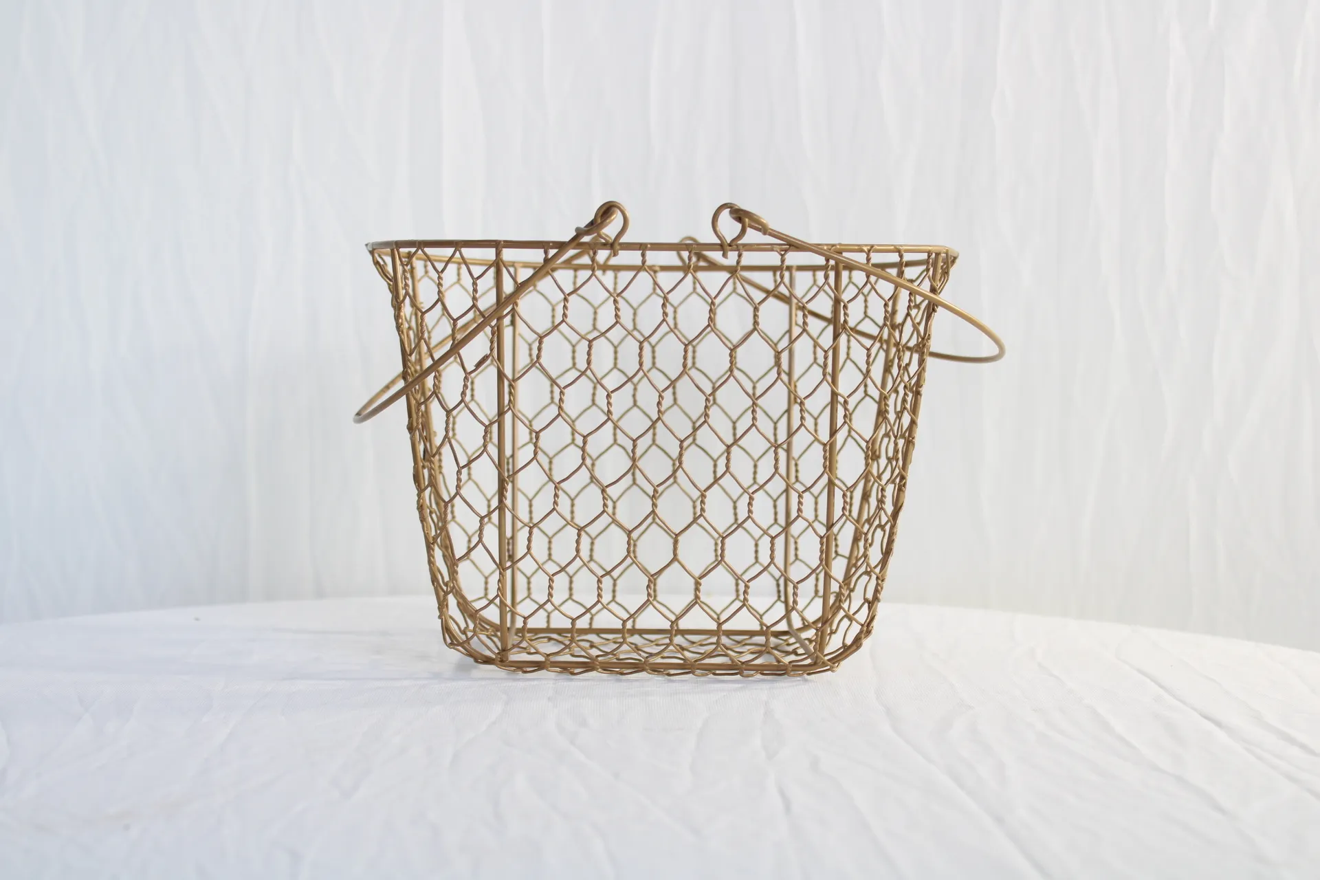 Flower Girl Basket Metal