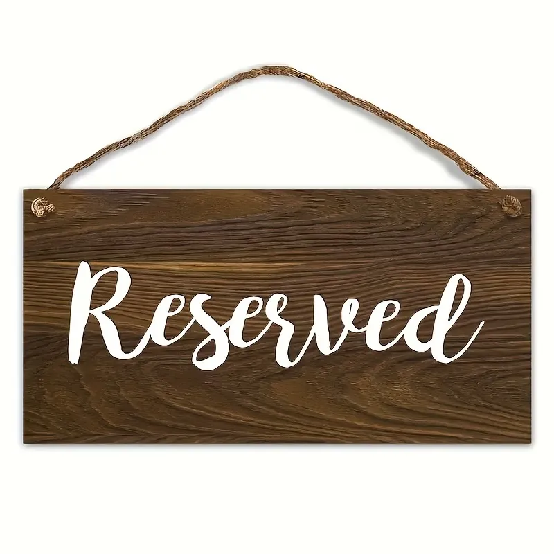 Reserved Signs