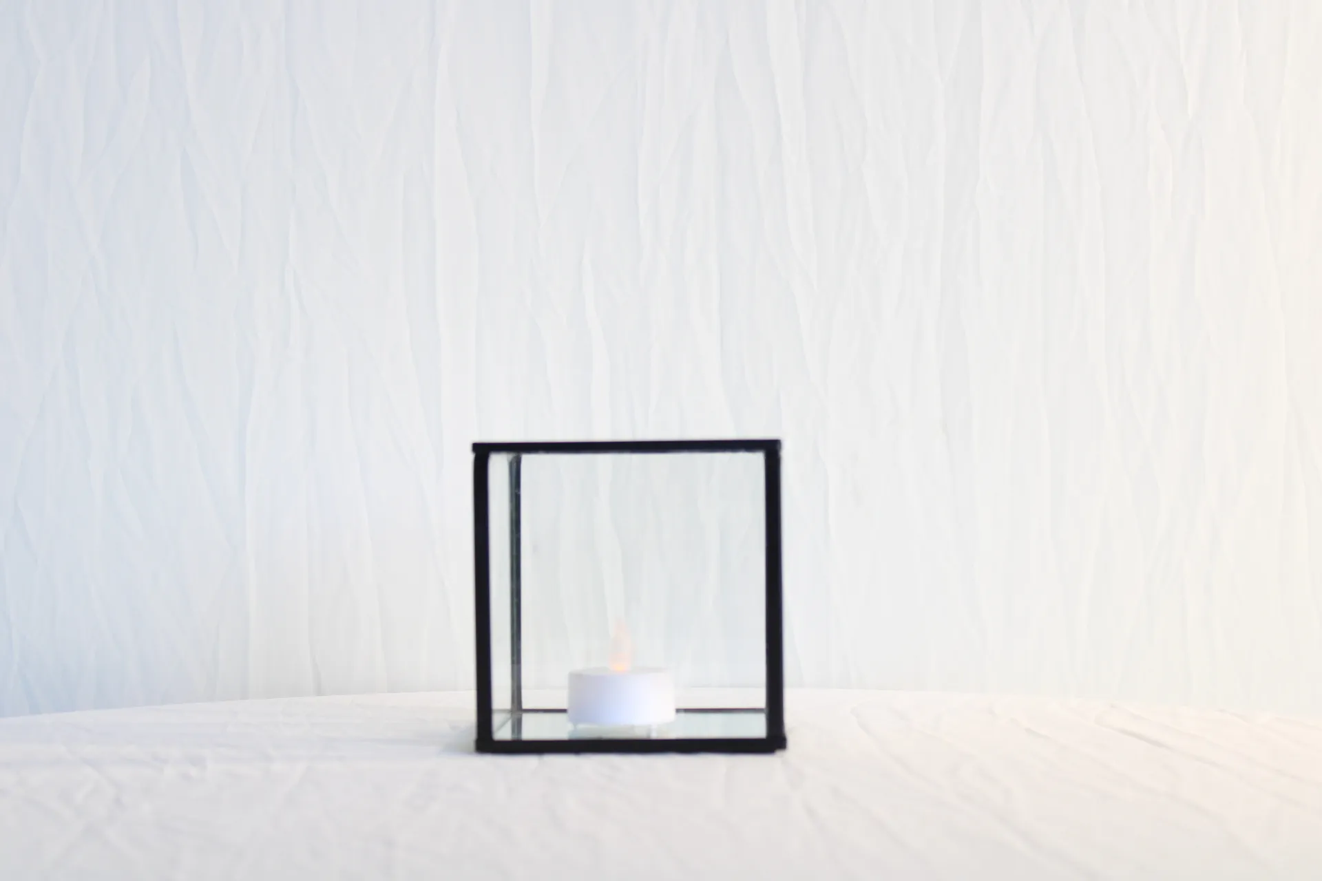 Black Small Square Lantern