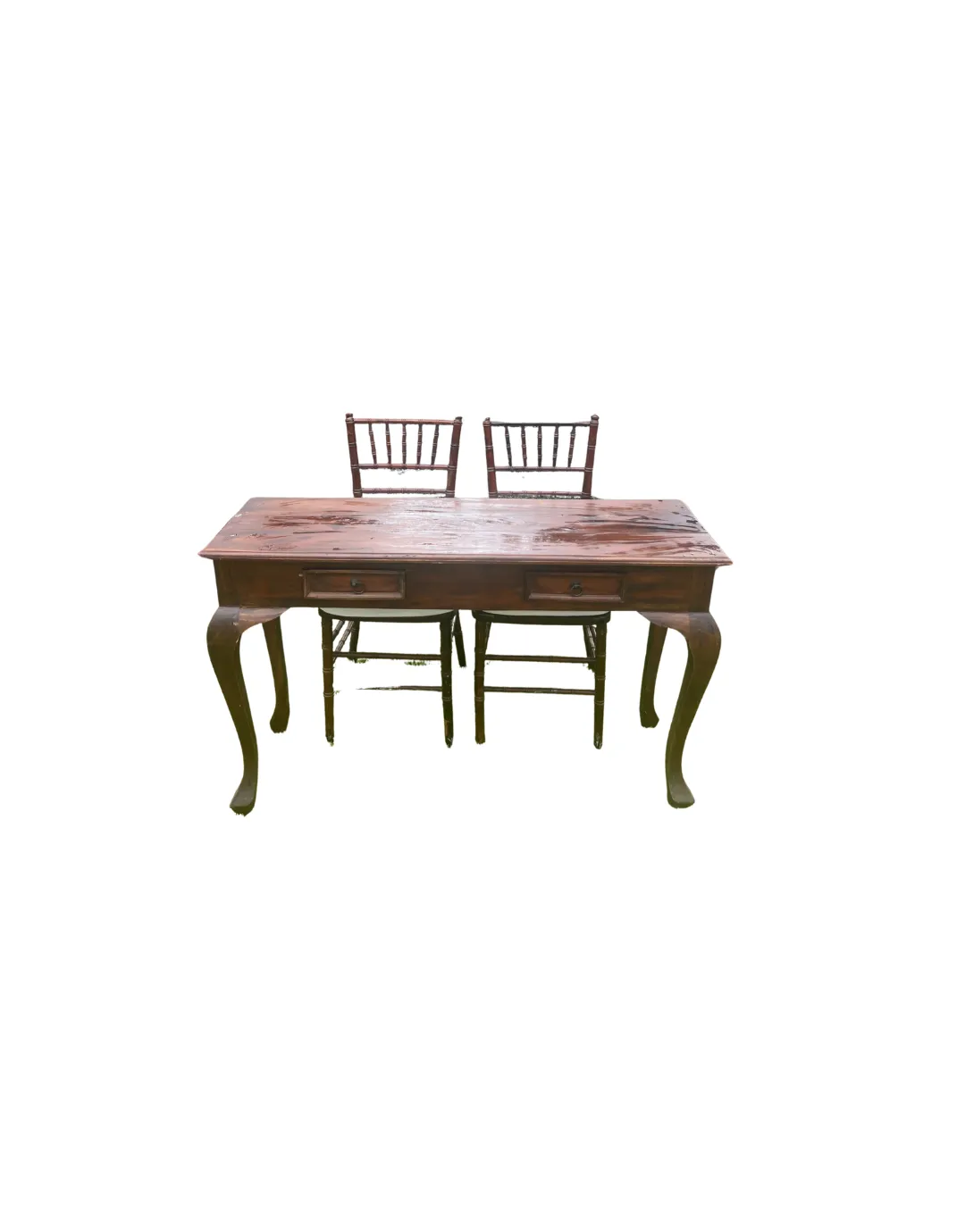 Jarrah Signing Table with chairs