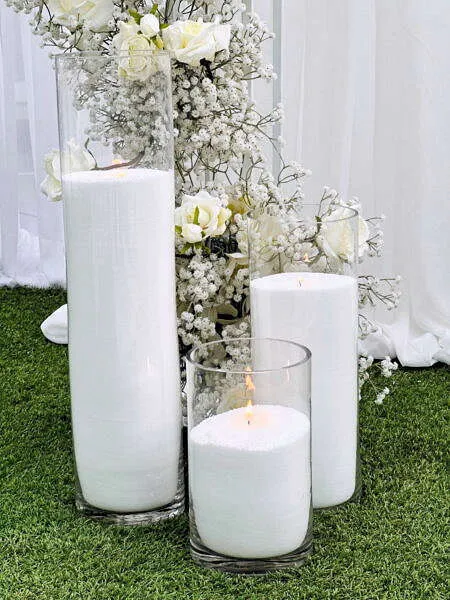 Sand candle and vase bundle