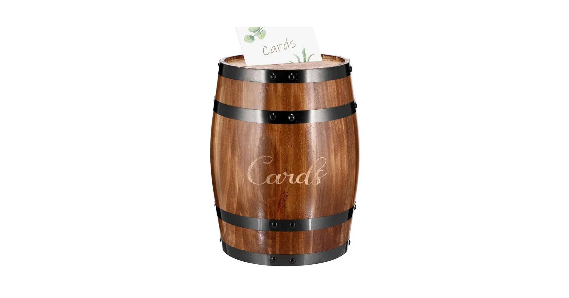 Wine-barrel Card Holder