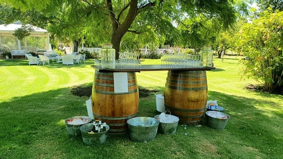 Bench Top with Barrels