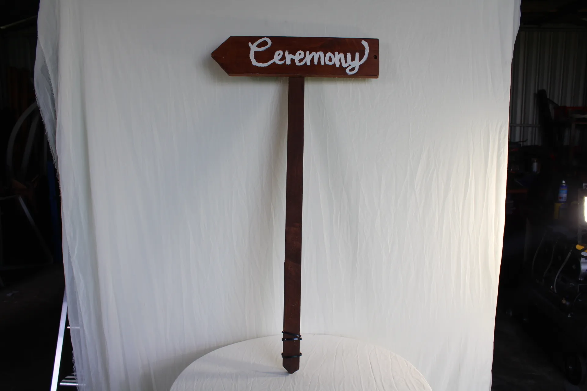 "Ceremony" Jarrah Sign