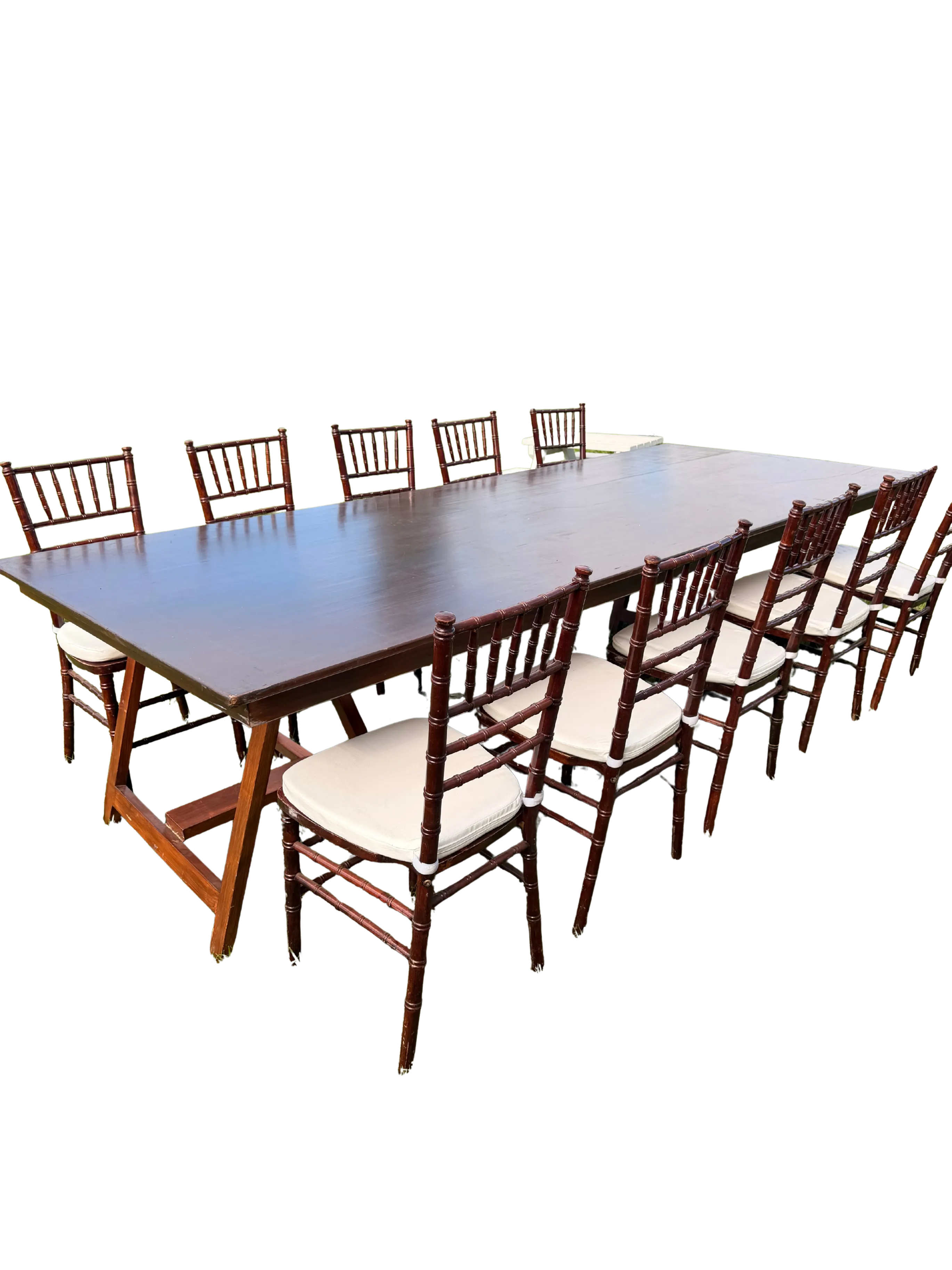 Dark Wooden Table 