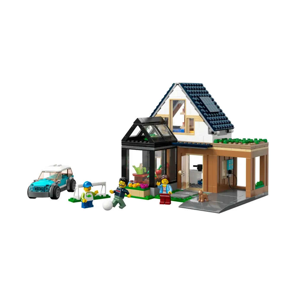 Family Home and Electric Car