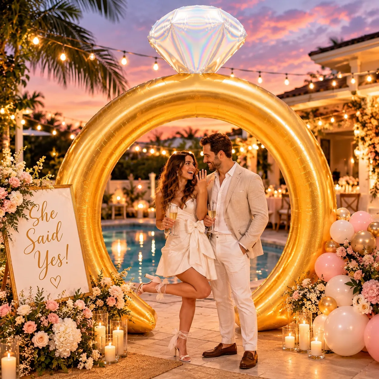 Giant Diamond Ring Inflatable Add-On