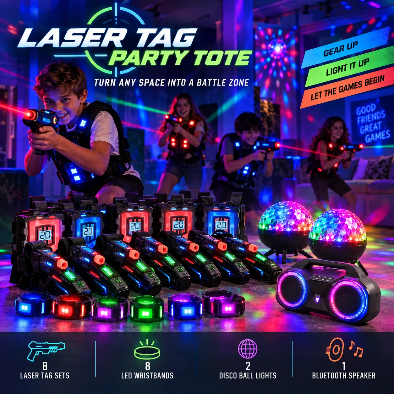 Laser Tag Tote