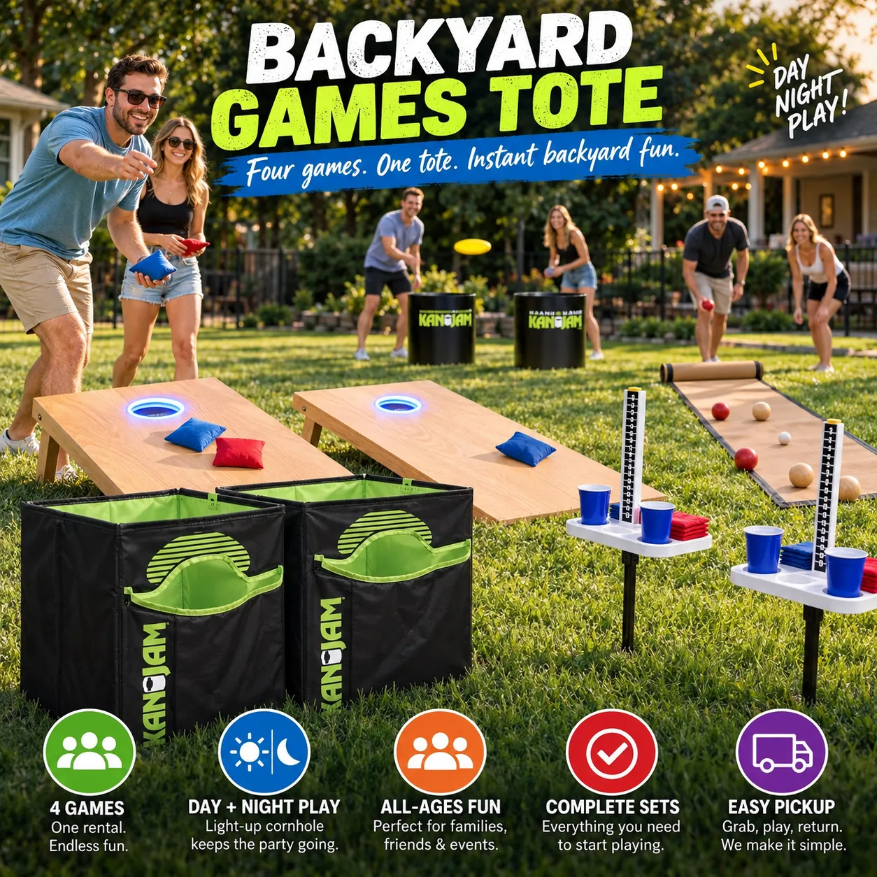 Backyard Games Tote