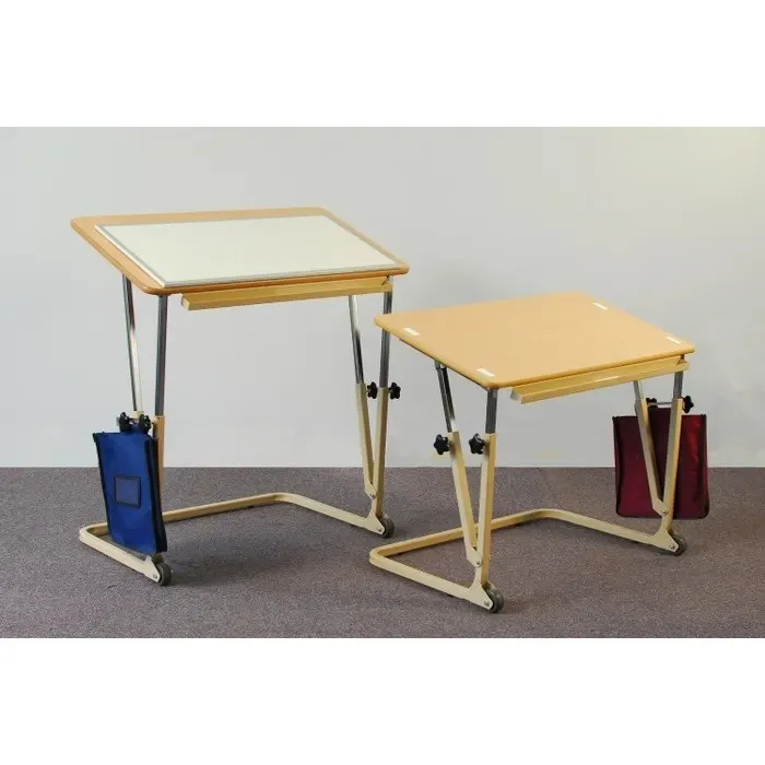 Adjustable Angle Desk For Wheelchairs - Tan Frame