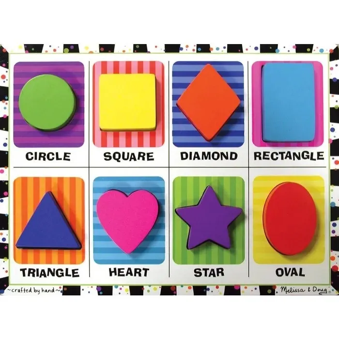 Puzzle Wood Chunky Shapes