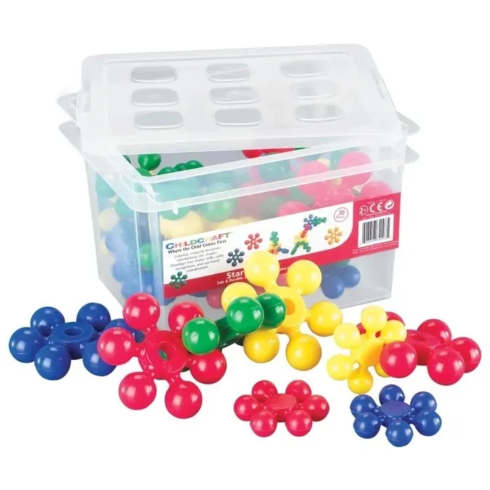 Toddler Star Builders With Small Bucket Set Of 30