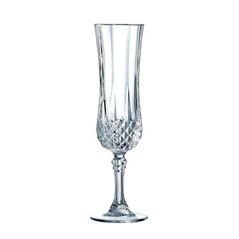 The Reine: Clear champagne flute