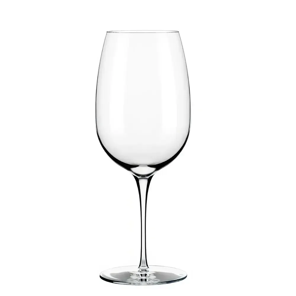 The classic: Clear red wine glass
