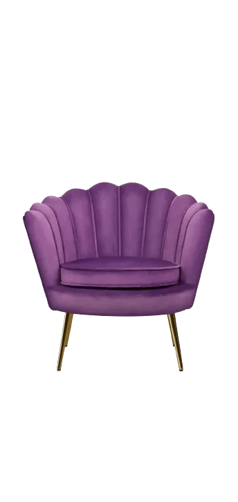 The Alyzia: Purple Accent Chair