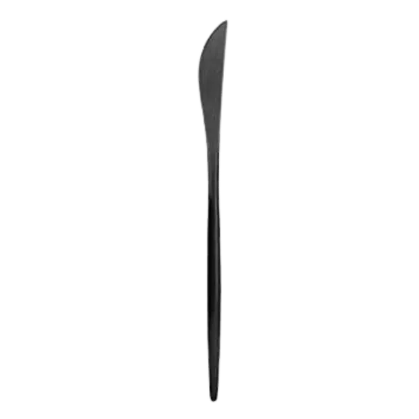 The Noire Flatware: Black Dinner Knife