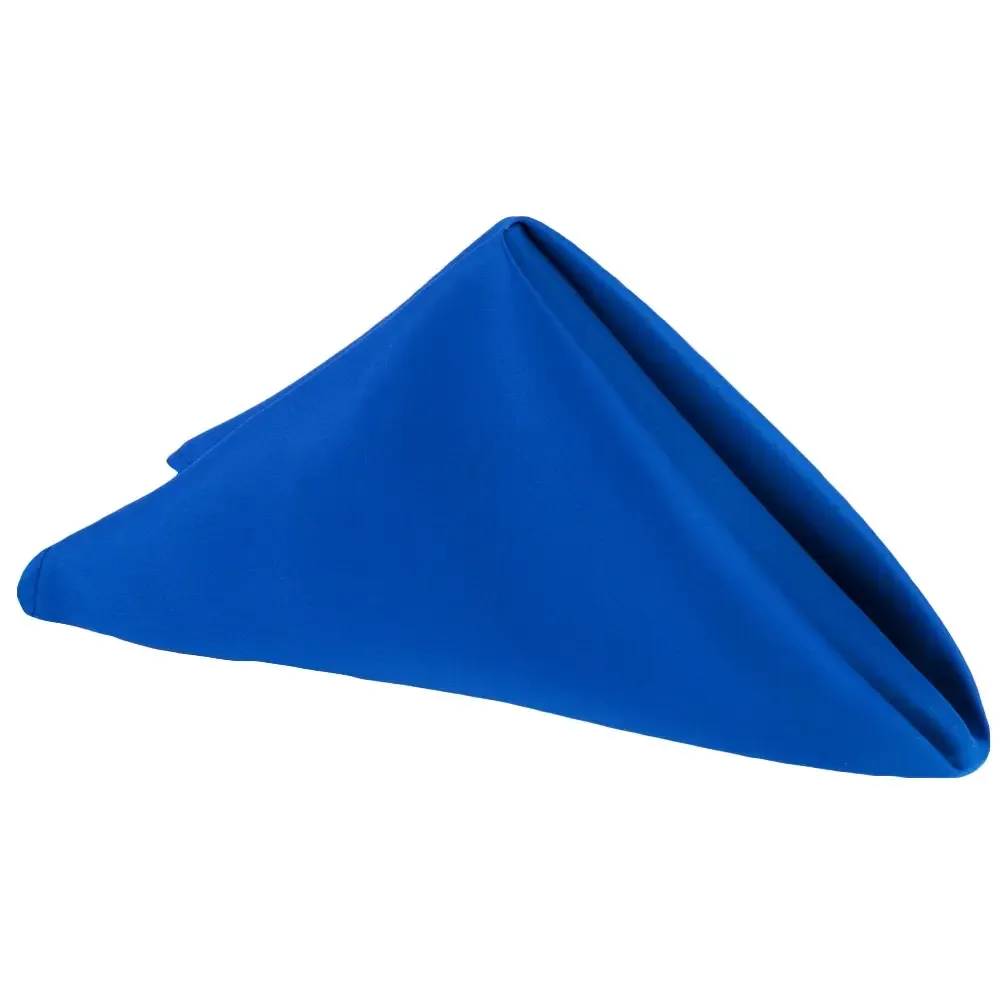 The Lola: Lamour Satin 20" X 20" Napkins Royal Blue