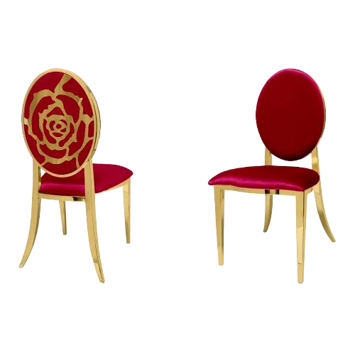 The Amy Rose: Rose Back with Red cushion