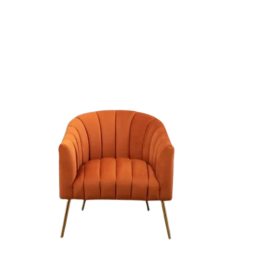 The Mamour: Orange Accent Chair