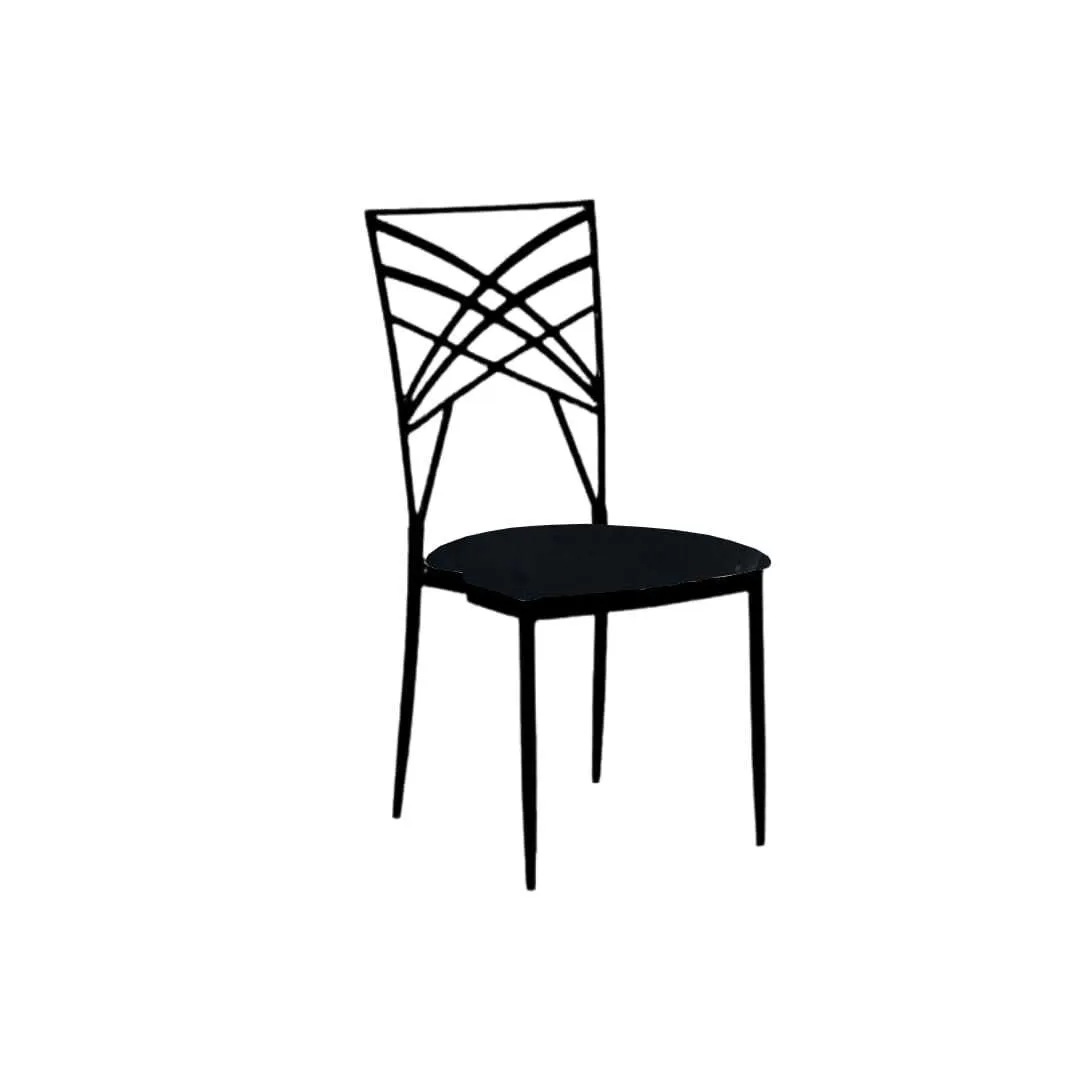 The Anna: Black chameleon dinning chair