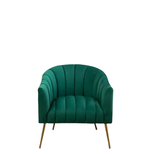 The Mamour: Emerald Green Accent chair