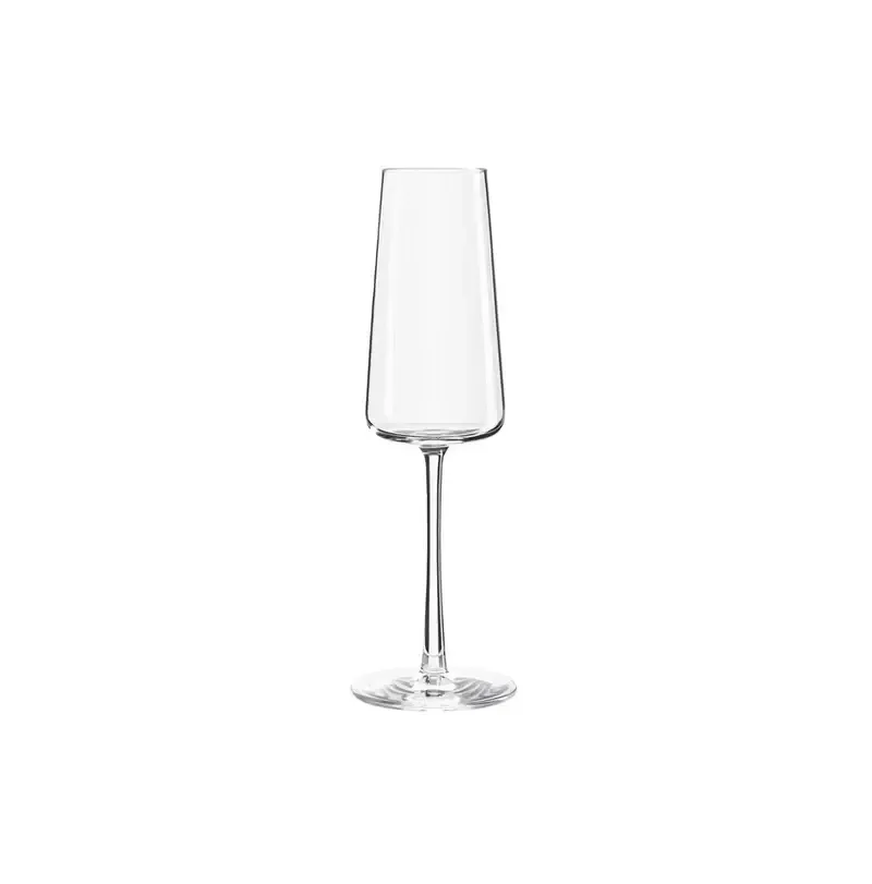 The Melot: Clear champagne flute