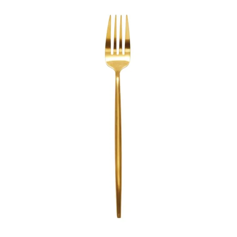 The Iris Flatware: Gold Dinner Fork