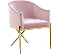 The Ellie: Blush pink Accent Chair