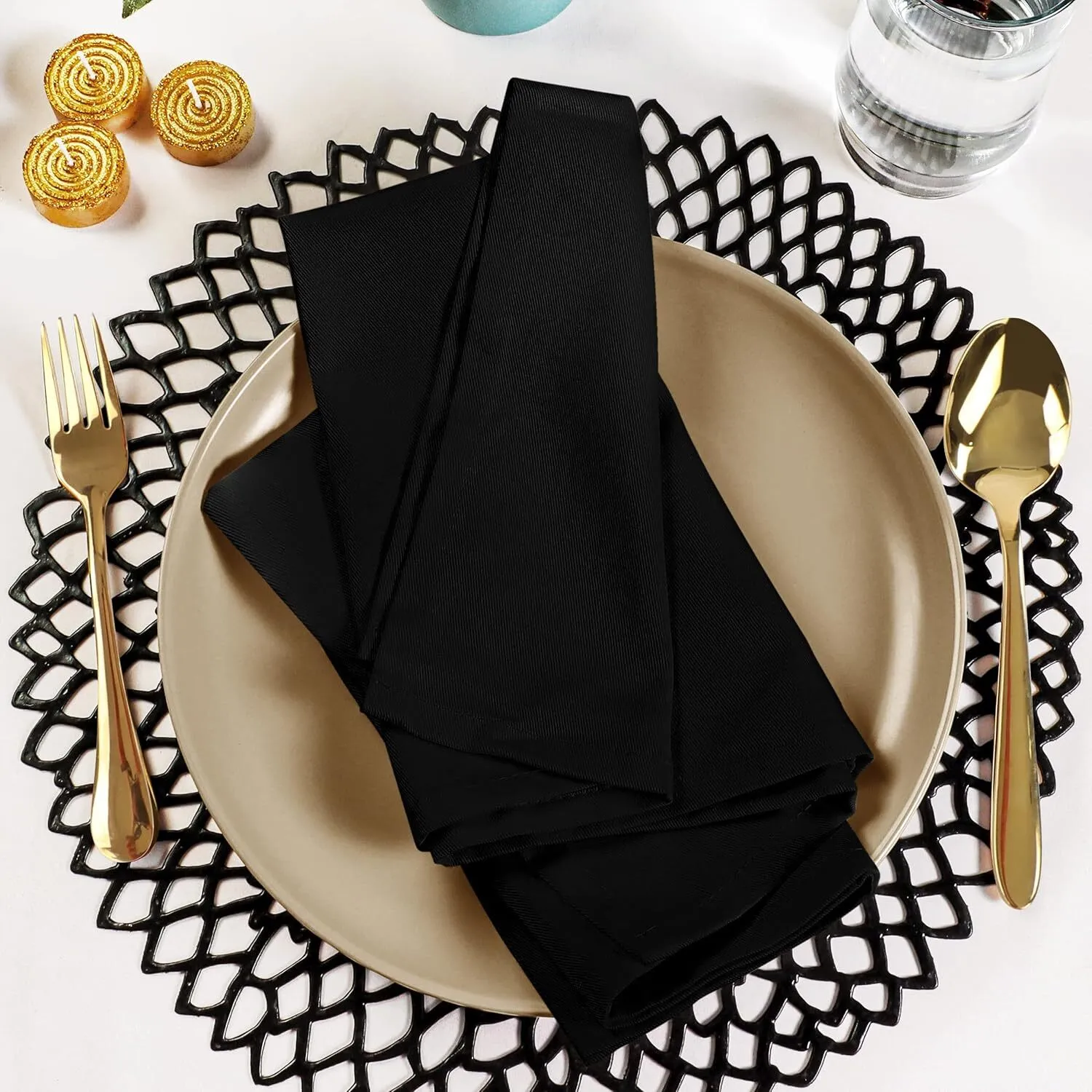 Black Napkins