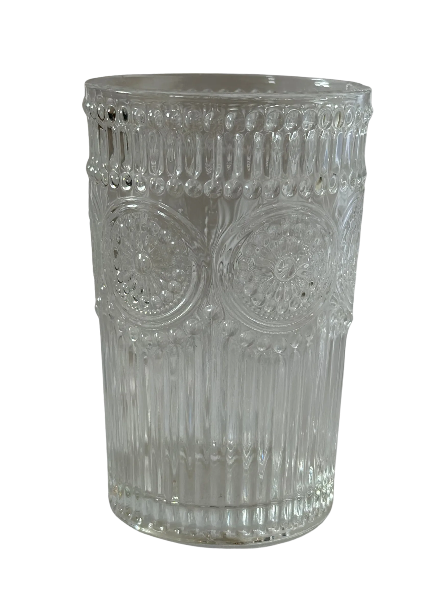 Textured Water Glass