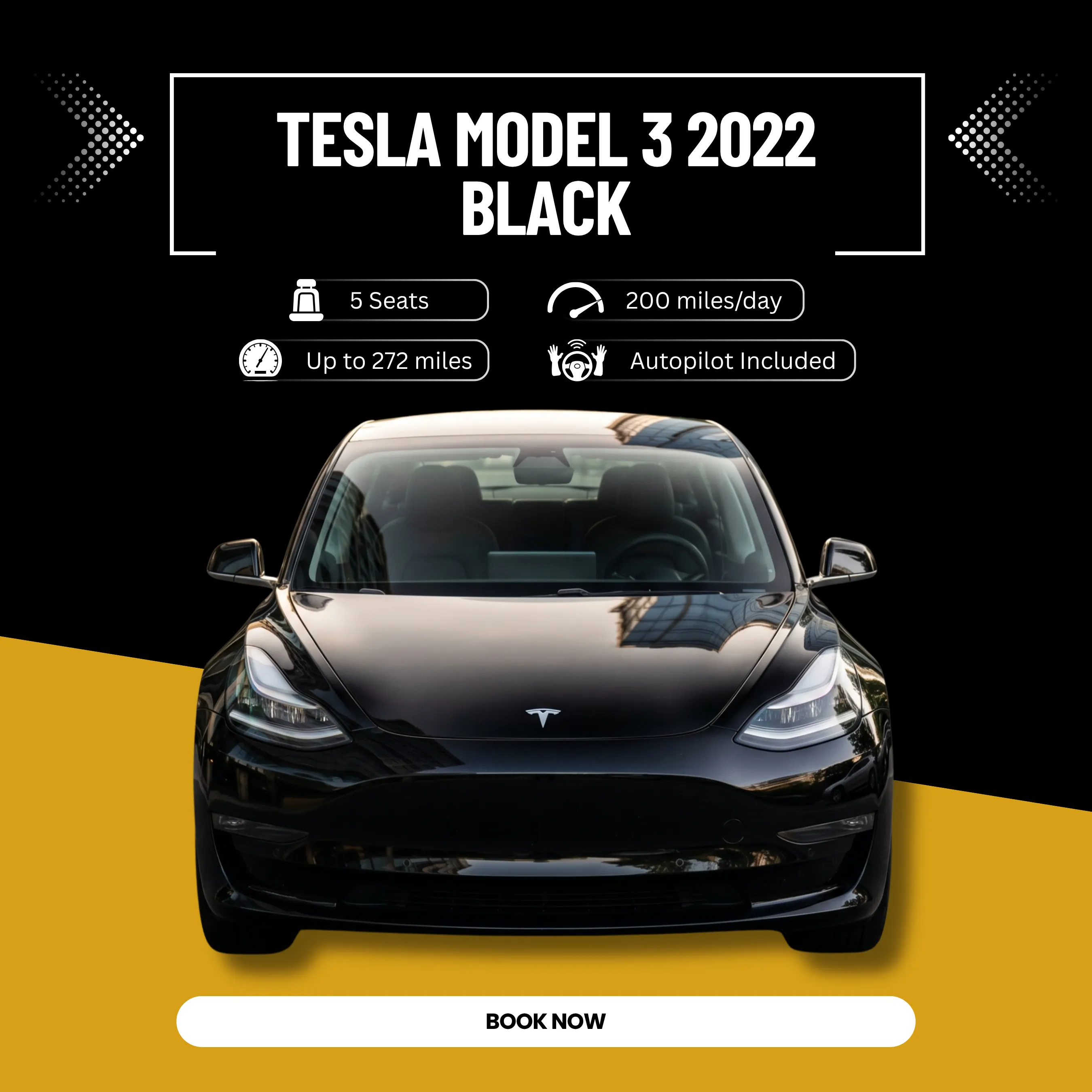 Tesla Model 3 2022 Black