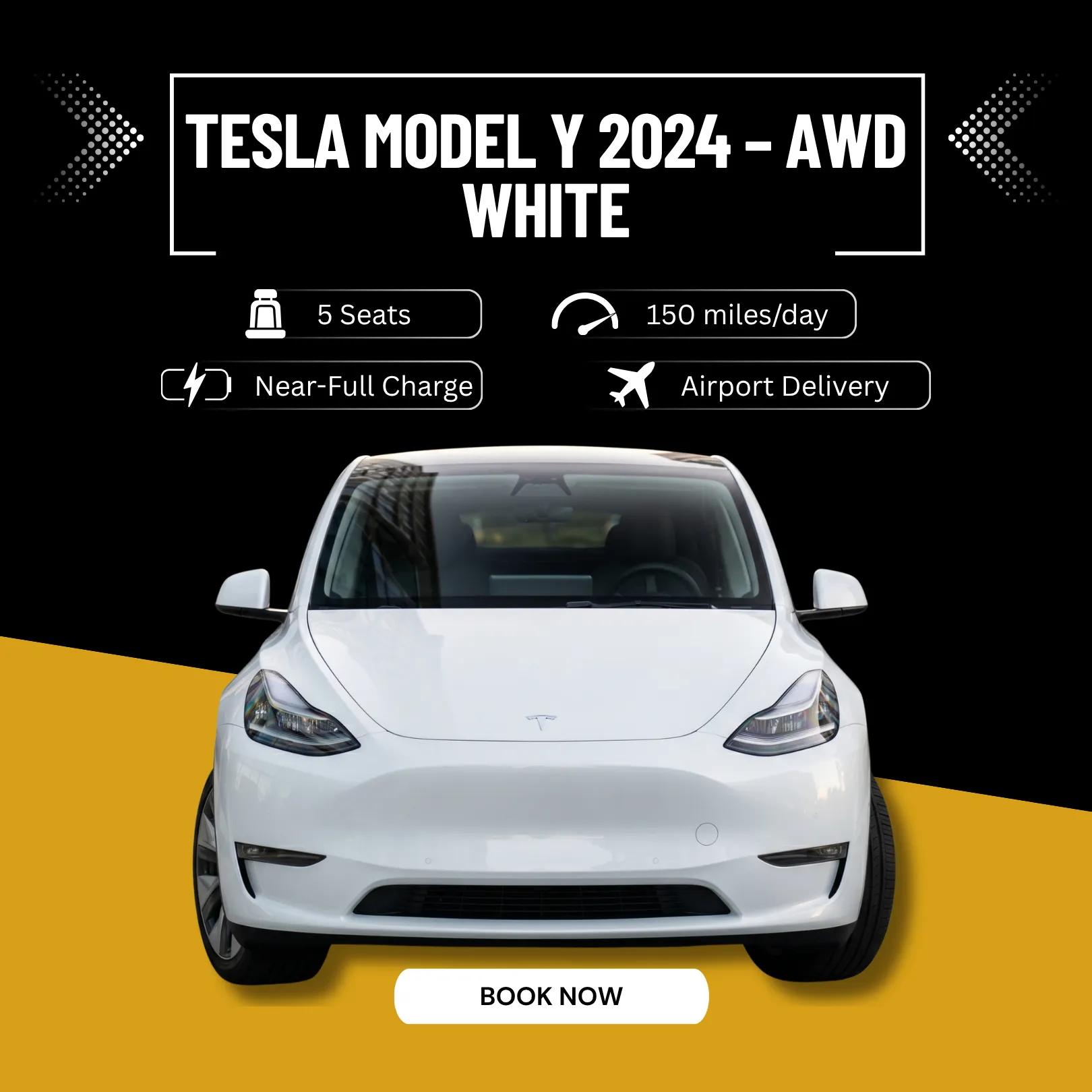 Tesla Model Y 2024 AWD (White)