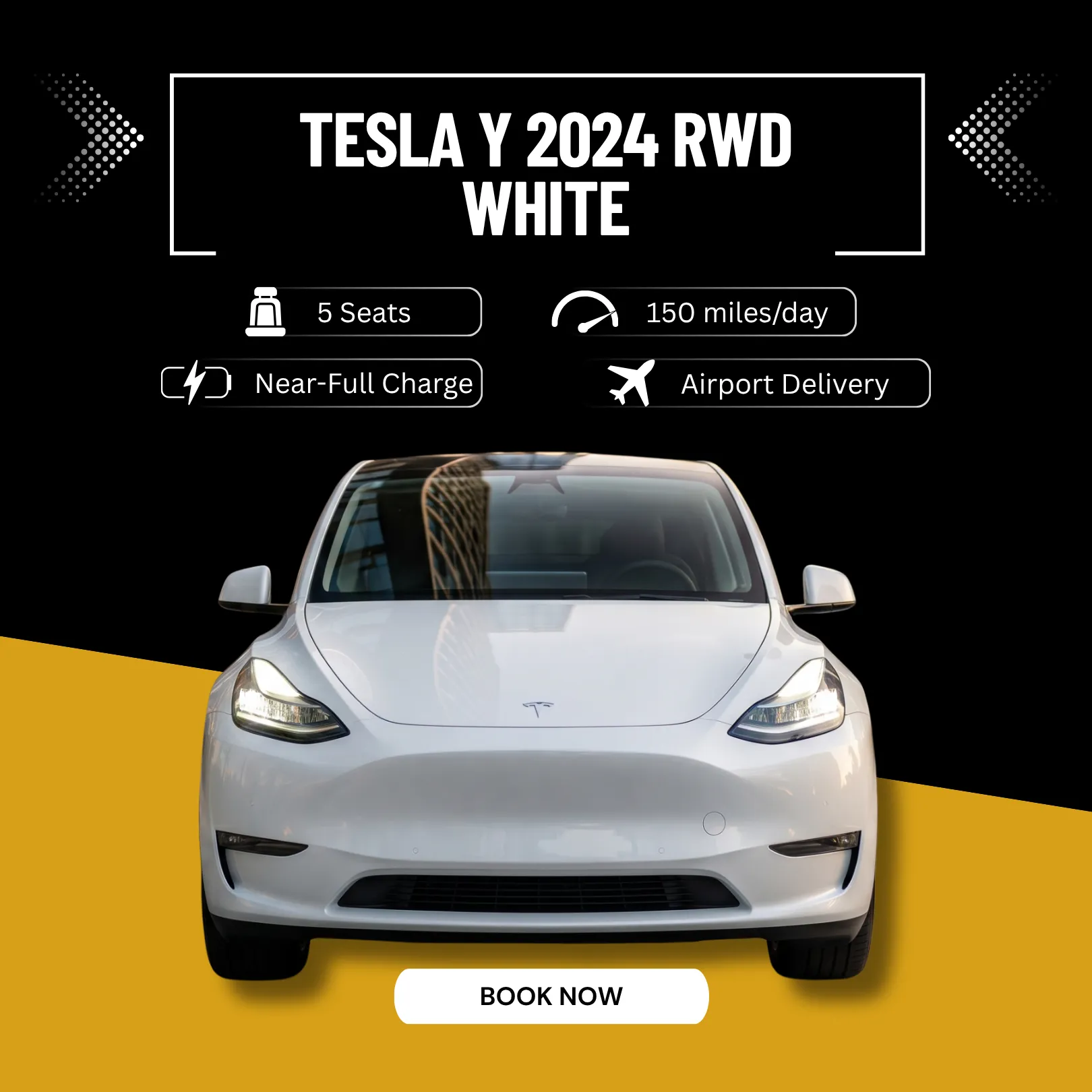 Tesla Model Y 2024 RWD (White)