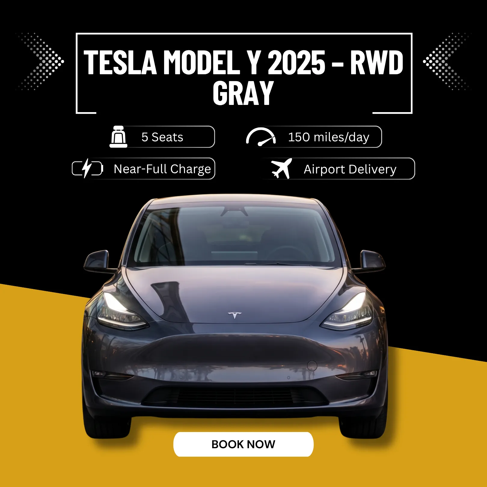 Tesla Model Y 2025 RWD (Gray)