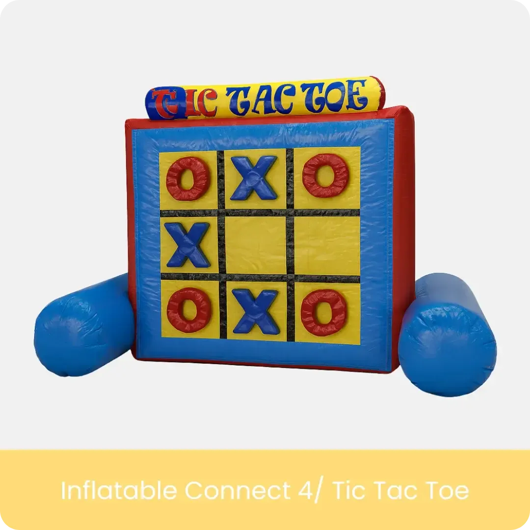 Interactive Games Inflatable Connect 4- Tic Tac Toe