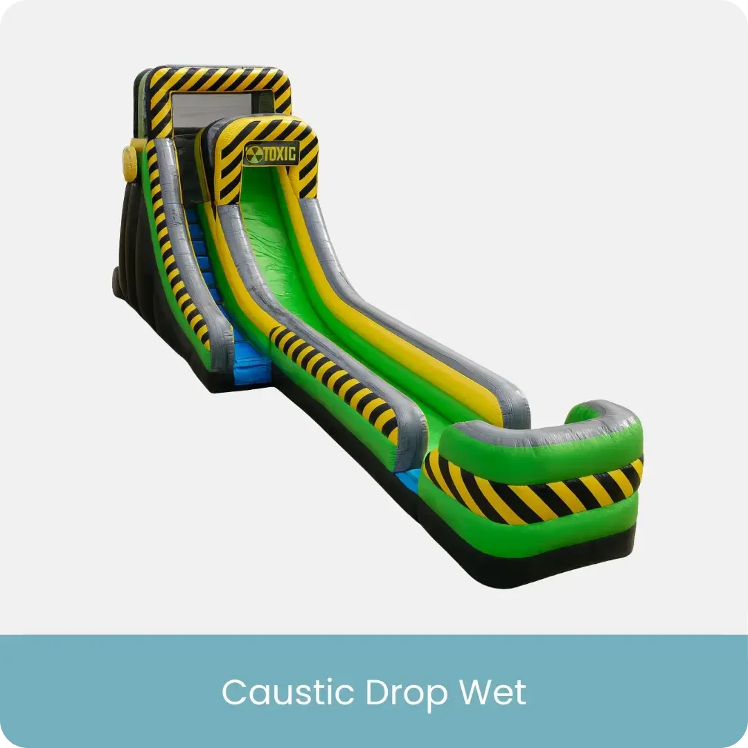 Water Slide Caustic Drop Wet