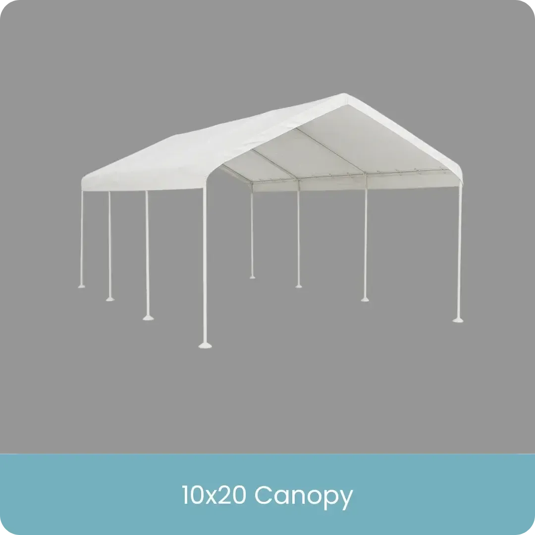 Ten Table and Chair 10x20 Canopy