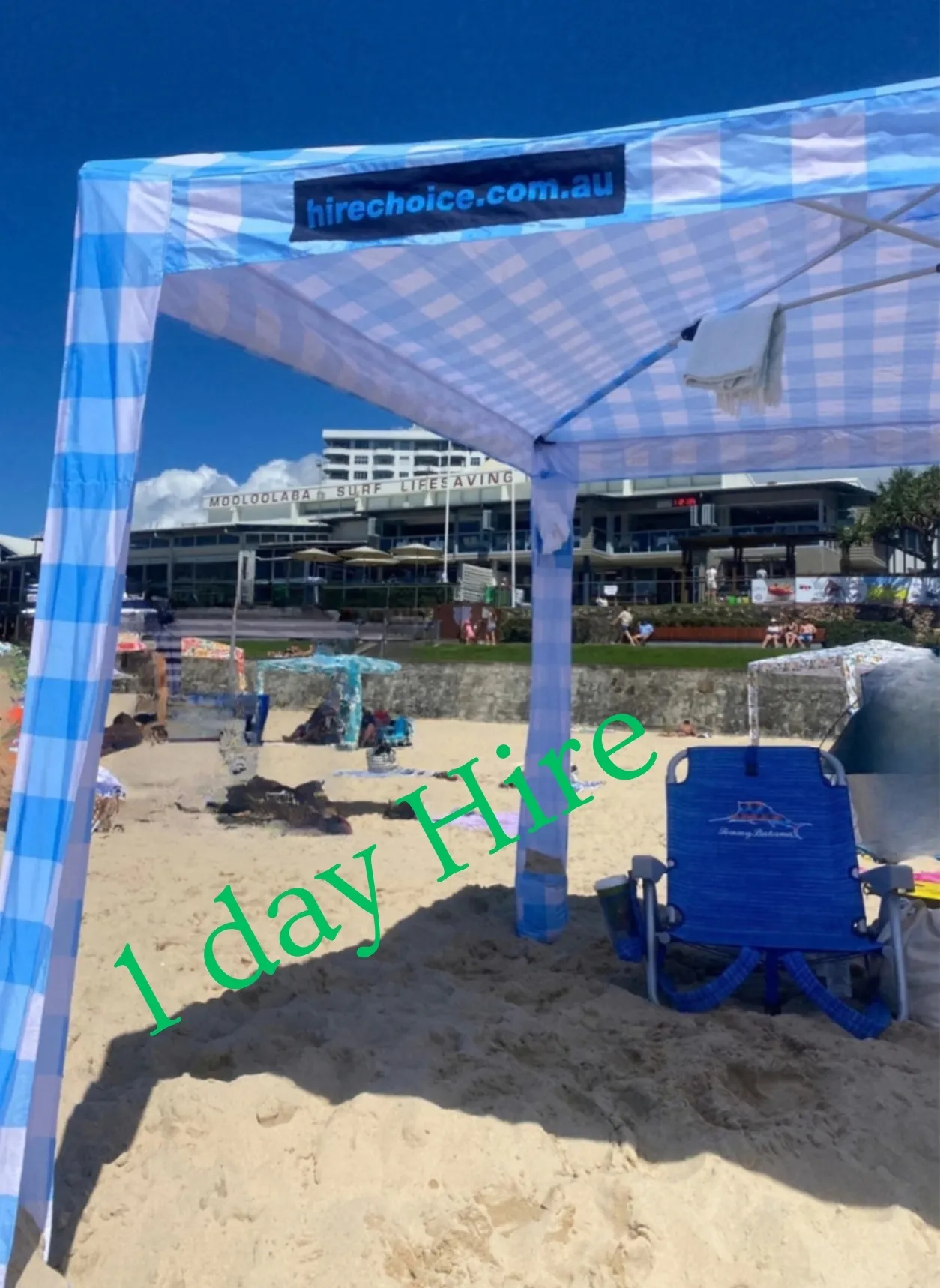 ONE DAY - COOL CABANA HIRE $35 - Buderim Warehouse collection/return only - NO delivery