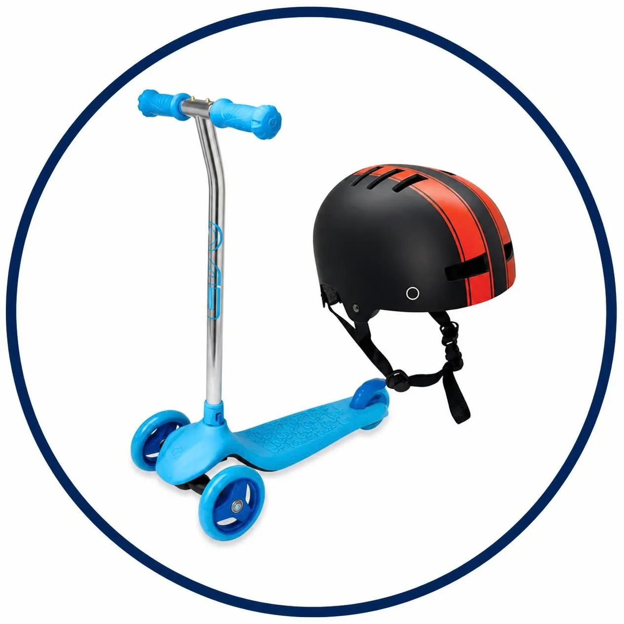 3 WHEEL Scooter incl HELMET