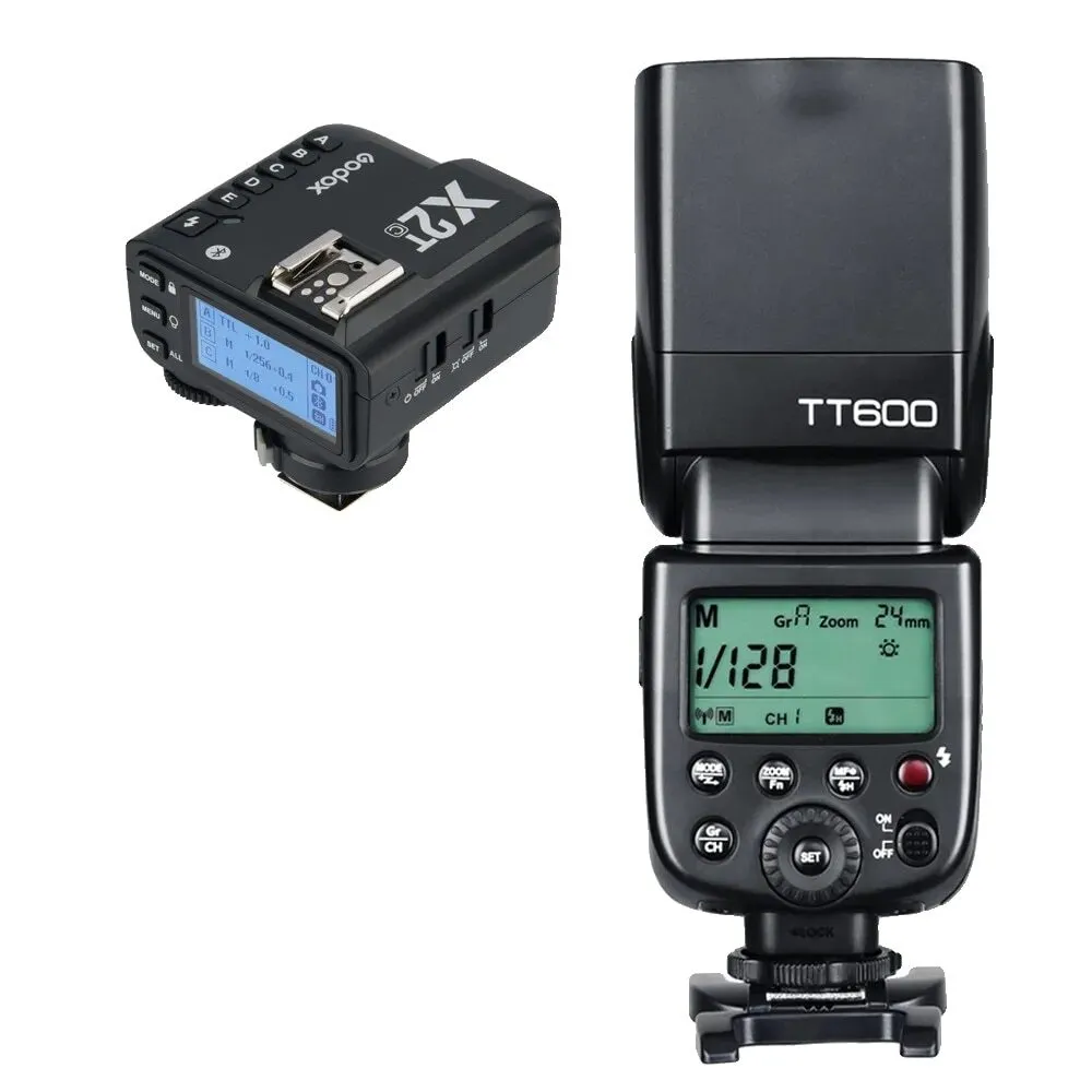 Godox V860IIS + X1T-S – Bliț TTL cu Baterie Li-Ion și Trigger Wireless