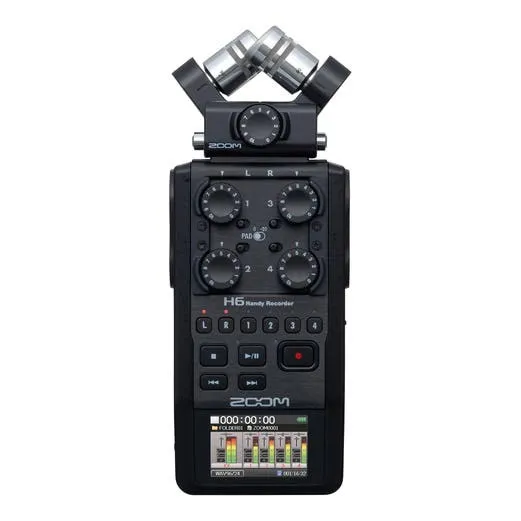 Zoom H6 All Black 6-Input