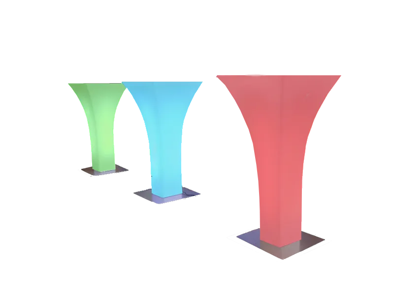 Table- Bar Table Round Illuminated Glow great for Cocktail Events 