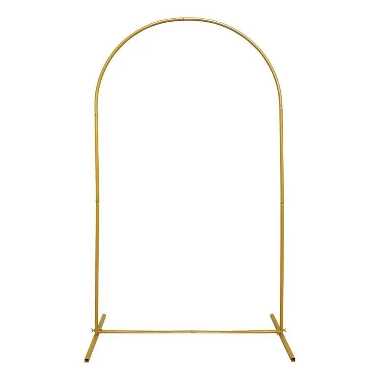 Backdrop - Gold Balloon Backdrop Arch 2m high x 1m wide 
