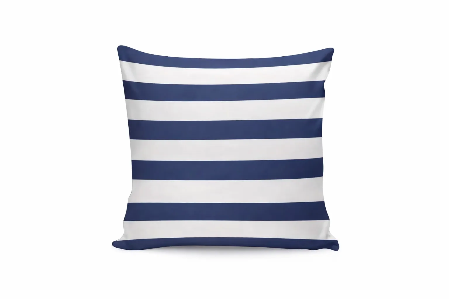 Cushion - Simple Navy and White Stripe 50x50 cm cushion 