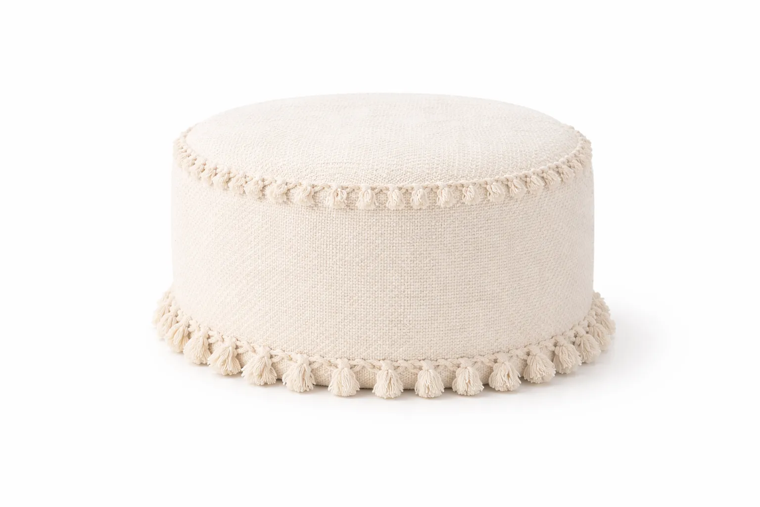 Cushion - Large off white floor cushion 