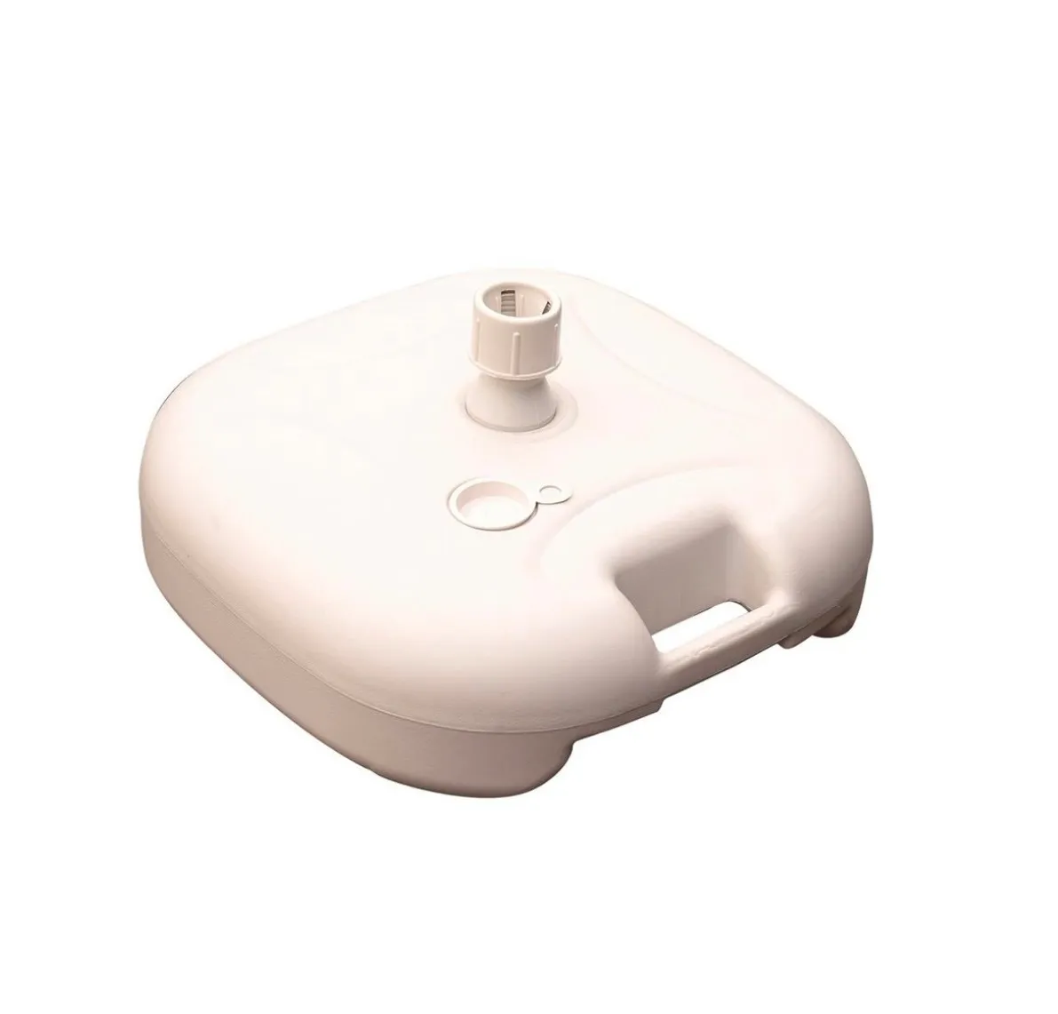 Base - Umbrella Weights Base Plastic Fillable White Base 