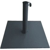 Base - Umbrella Weights Base 25KG Square Concrete Black