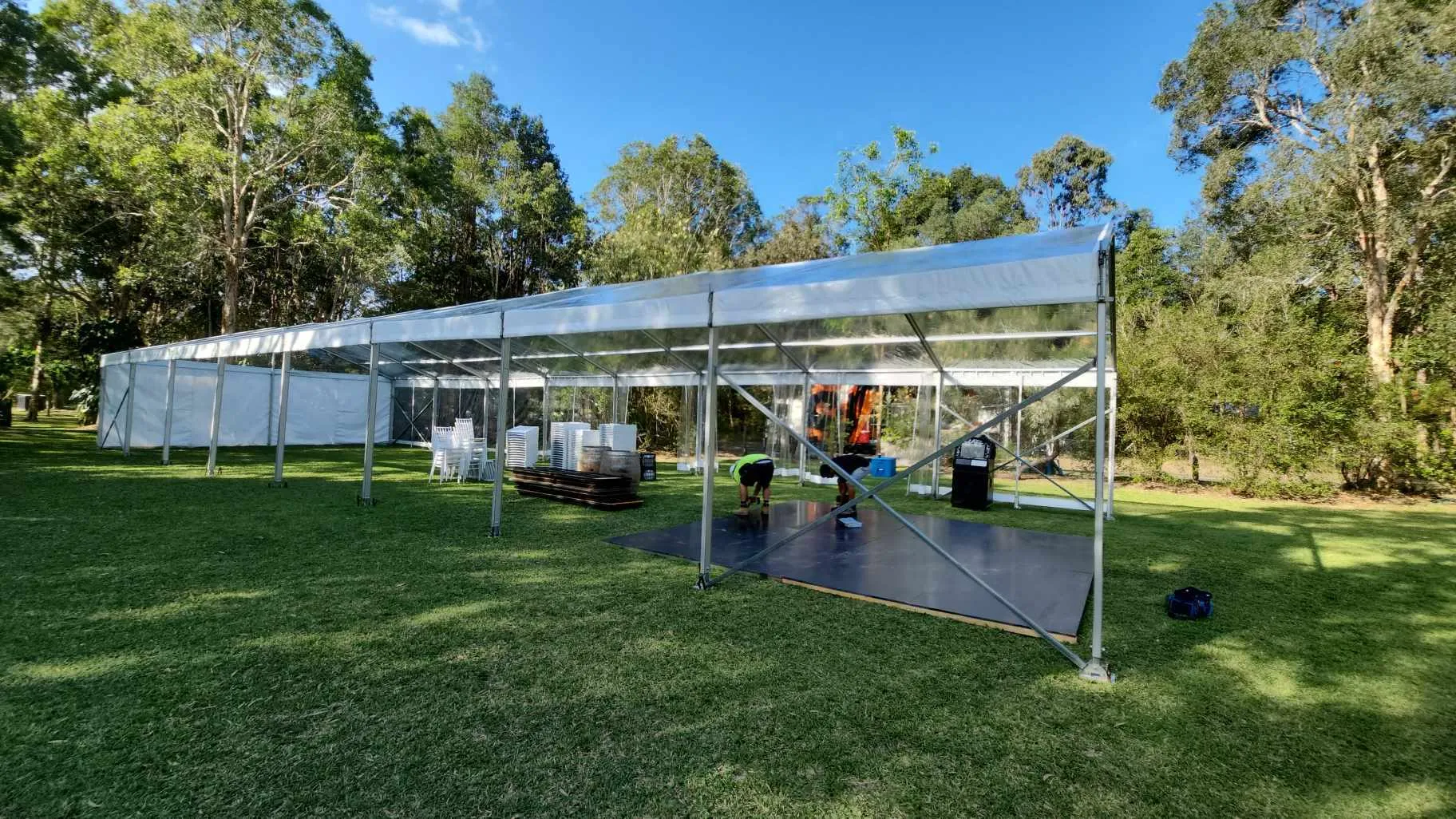 Marquee - 8metre Structure Series Clear (3m, 6m, 9m, to 30m)