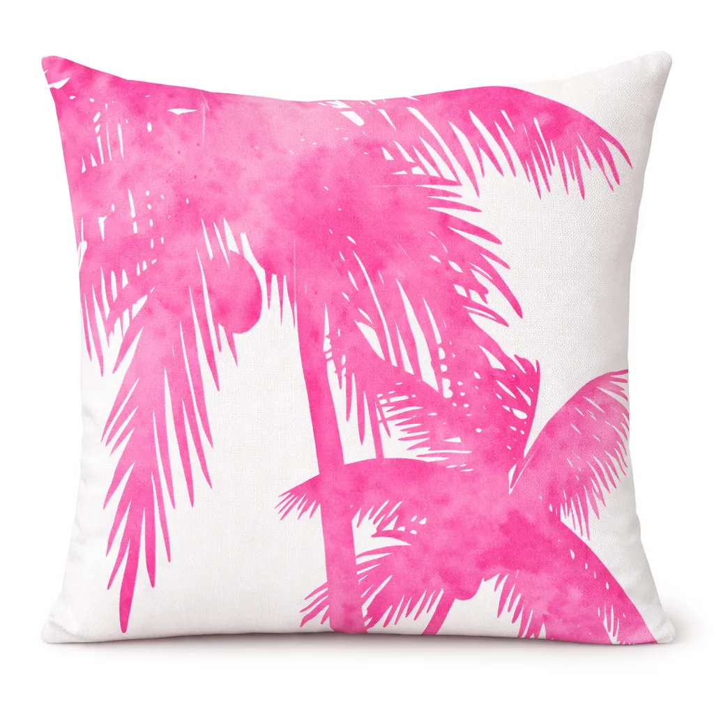 Cushion - Pink Watercolour Palmtree 45x45 cm cushion 